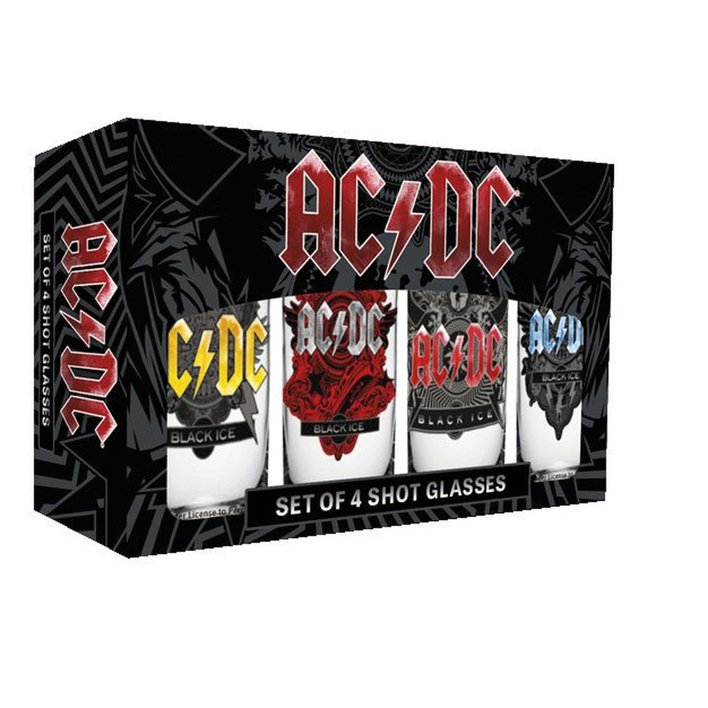 Productafbeelding AC/DC Shotglazen 4-pack Black Ice