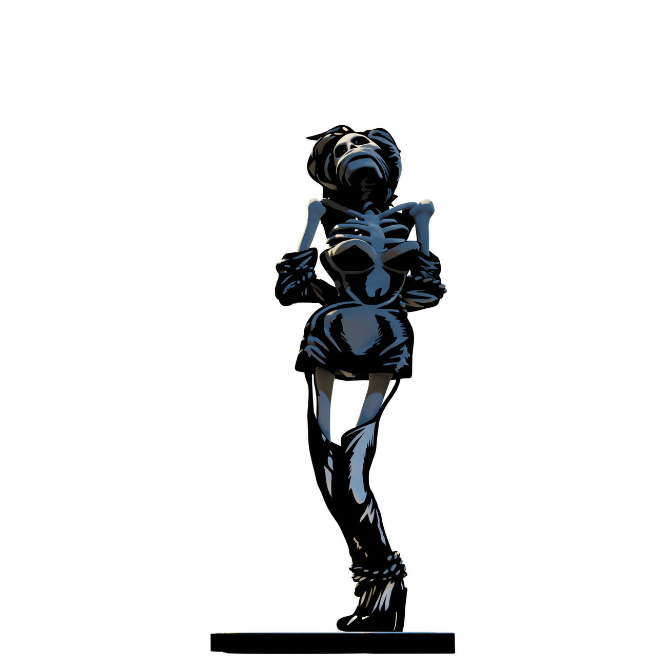 Product image Die Ärzte Statue 1/10 Gwendoline Skeleton 17 cm