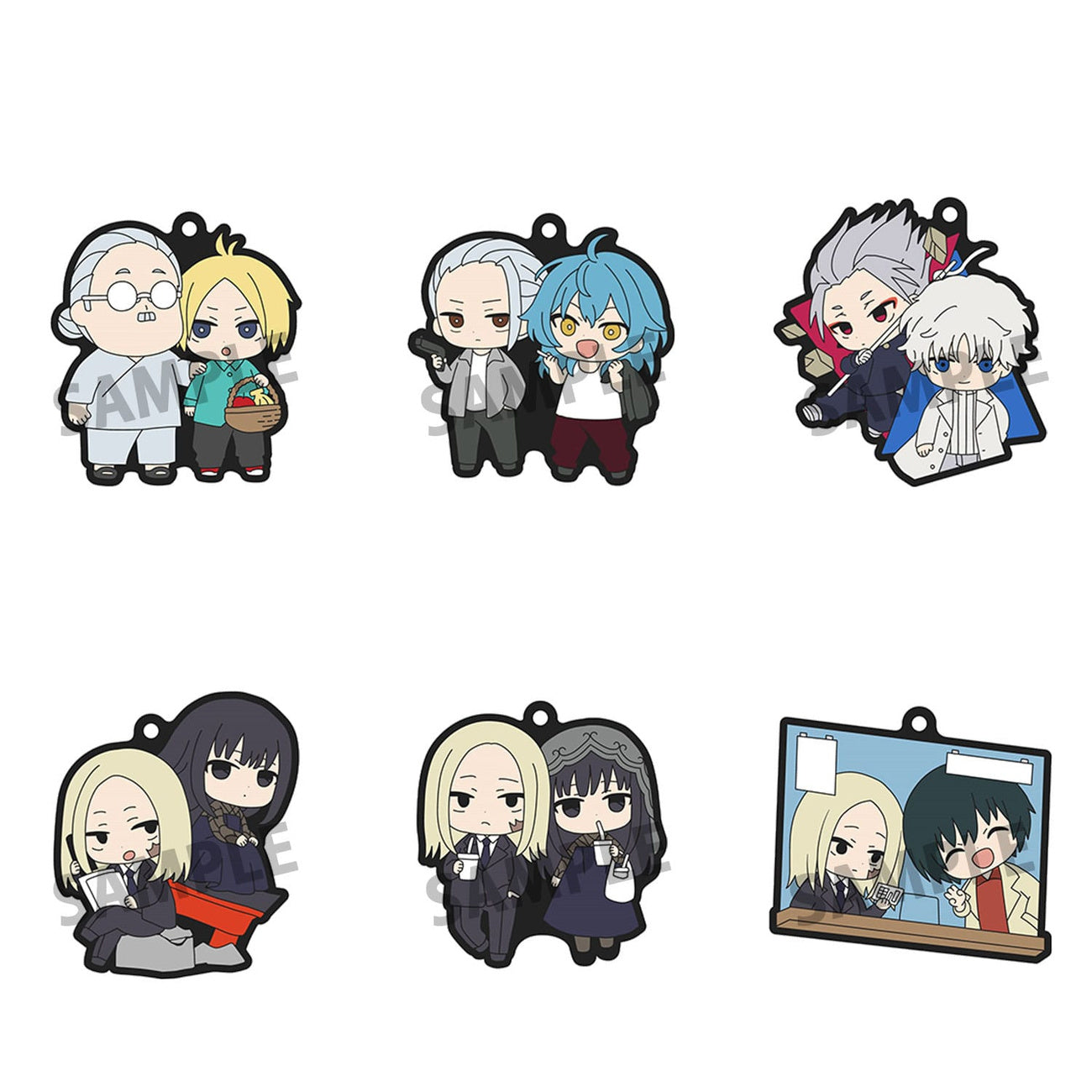 Productafbeelding Sakamoto Days Rubber Mascot Buddycolle rubber-hangers Vol. 2 7 cm assortiment (6)