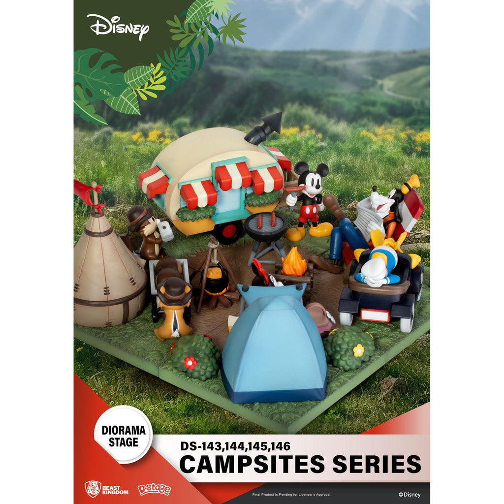 Productafbeelding Disney D-Stage Campsite Series PVC Diorama Chip & Dale 10 cm