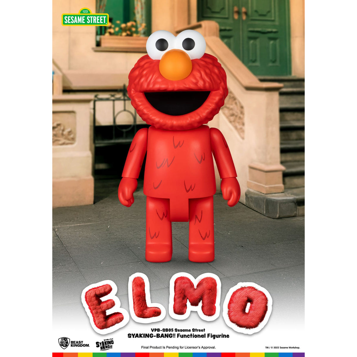 Productafbeelding Sesamstraat Syaking Bang vinyl spaarpot Elmo 47 cm