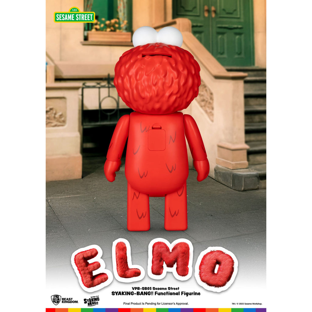 Productafbeelding Sesamstraat Syaking Bang vinyl spaarpot Elmo 47 cm