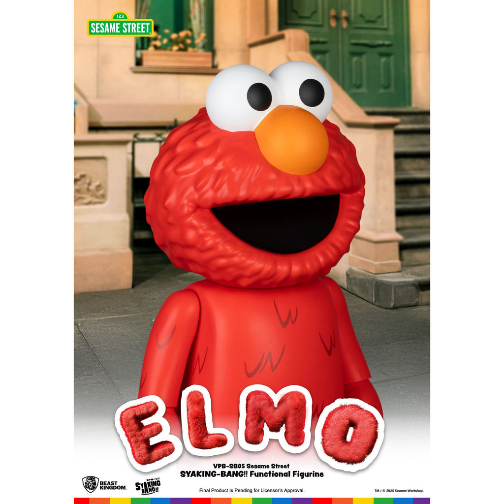 Productafbeelding Sesamstraat Syaking Bang vinyl spaarpot Elmo 47 cm