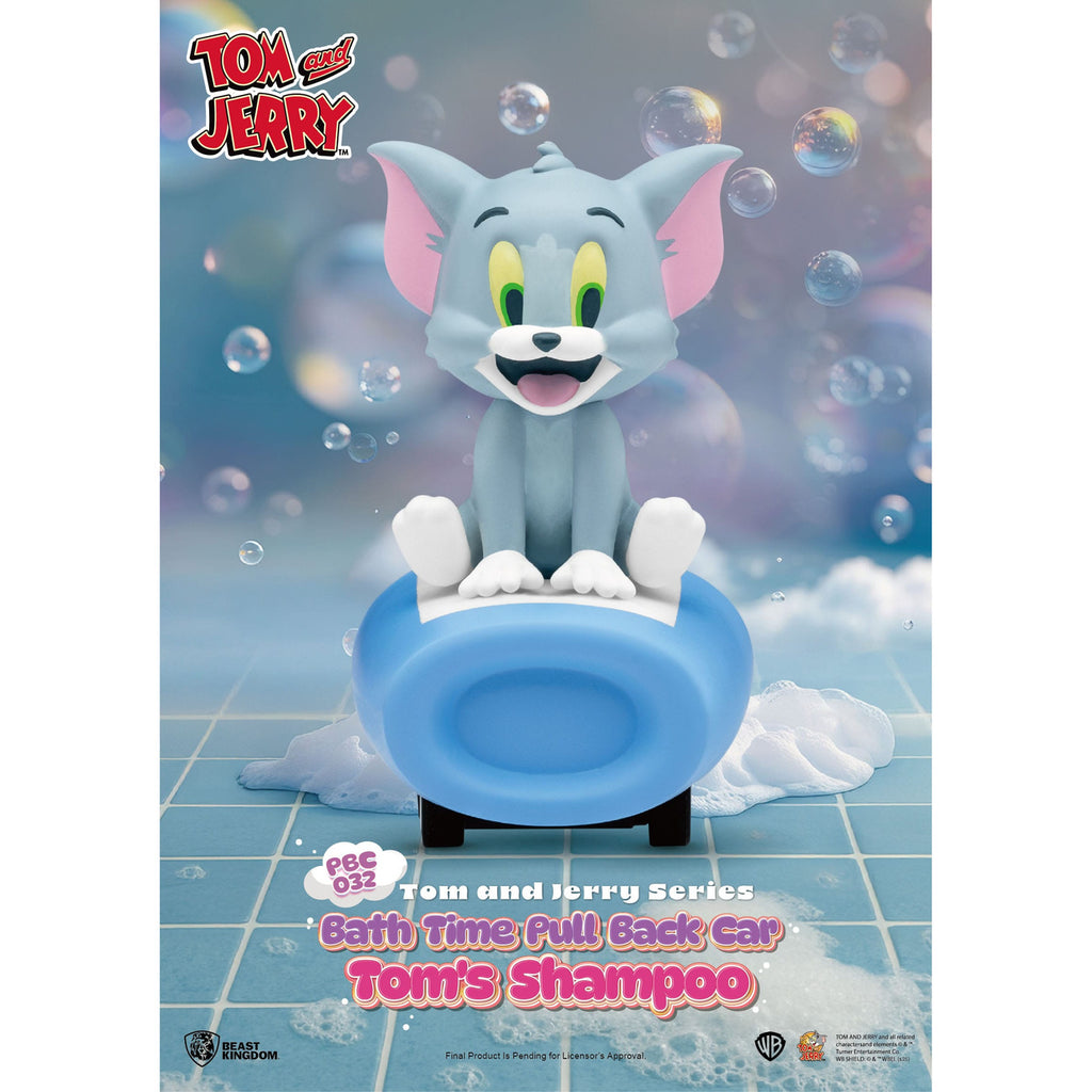 Productafbeelding Tom & Jerry Pull Back Car Series Trekspeelauto’s Bath Time Blind Box 6-pack