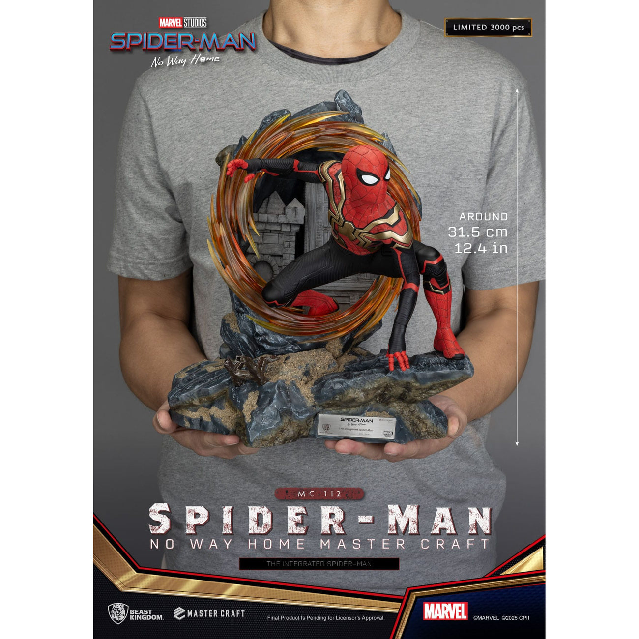 Productafbeelding Spider-Man: No Way Home Master Craft Statue The Integrated Spider-Man 31 cm