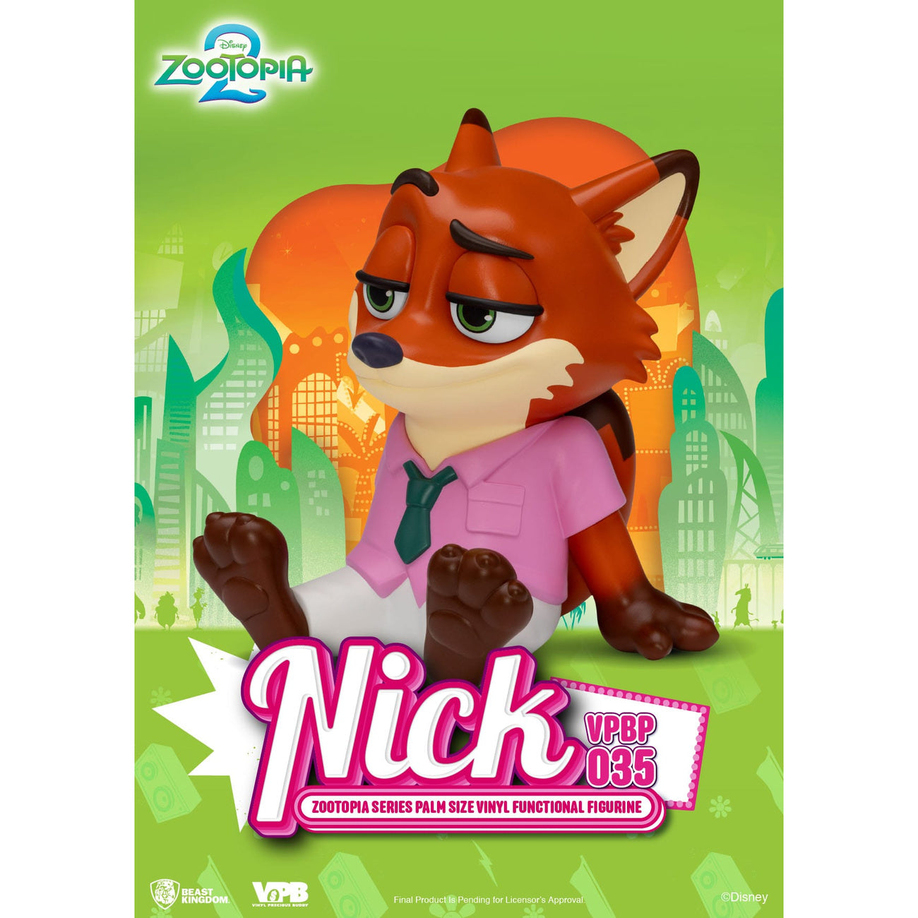 Productafbeelding Zootopia Piggy vinyl spaarpot Nick 15 cm