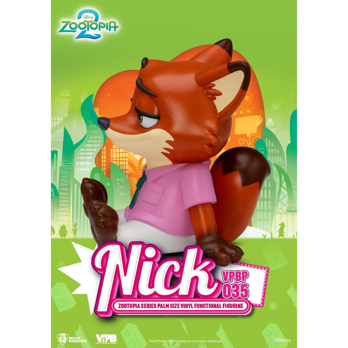 Productafbeelding Zootopia Piggy vinyl spaarpot Nick 15 cm