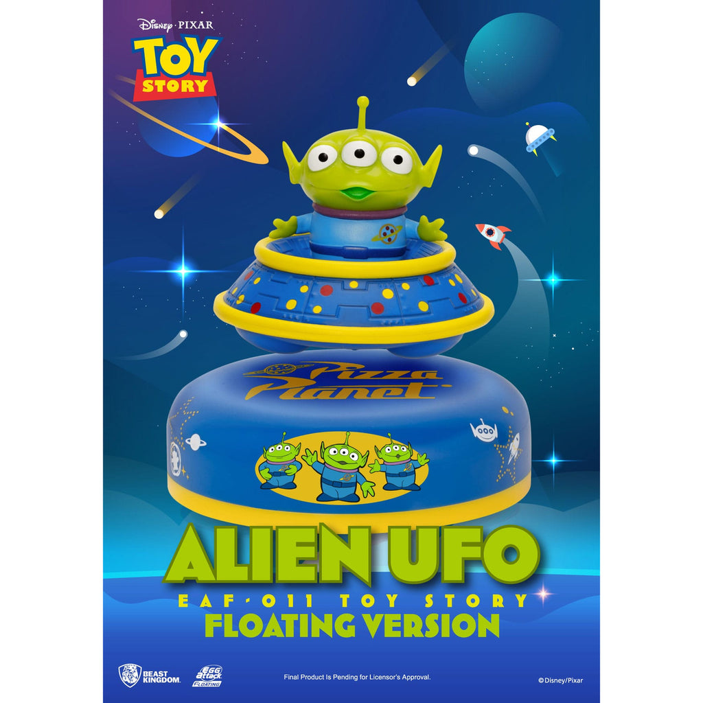Productafbeelding Toy Story Egg Attack zwevend model Alien UFO 6 cm