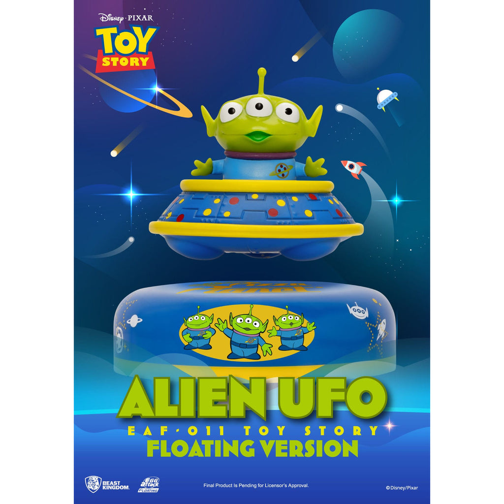 Productafbeelding Toy Story Egg Attack zwevend model Alien UFO 6 cm