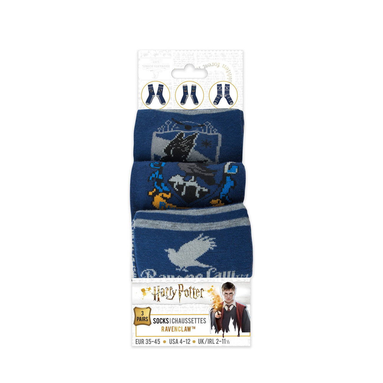 Product image Harry Potter Socks 3-Pack Ravenclaw
