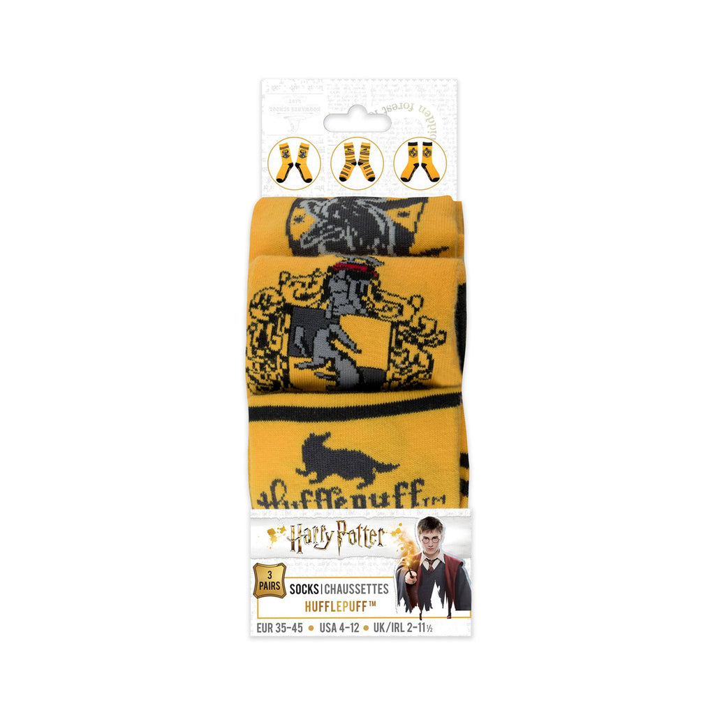 Productafbeelding Harry Potter Sokken 3-pack Huffelpuf