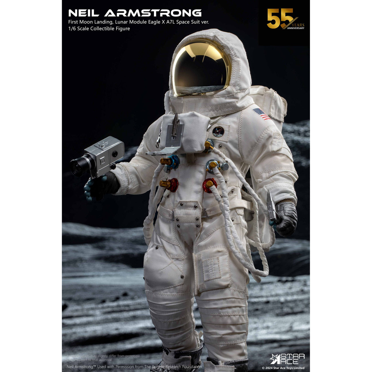 Productafbeelding Neil Armstrong Actiefiguur 1/6 Neil Armstrong Deluxe Versie 30 cm