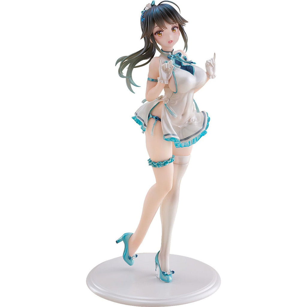 Productafbeelding Avian Romance Pink Label 5 PVC Statue 1/6 Ponytail Girl: Qipao 29 cm