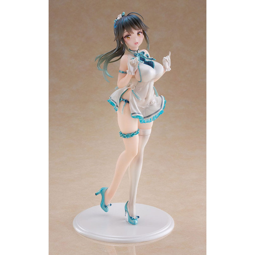 Productafbeelding Avian Romance Pink Label 5 PVC Statue 1/6 Ponytail Girl: Qipao 29 cm