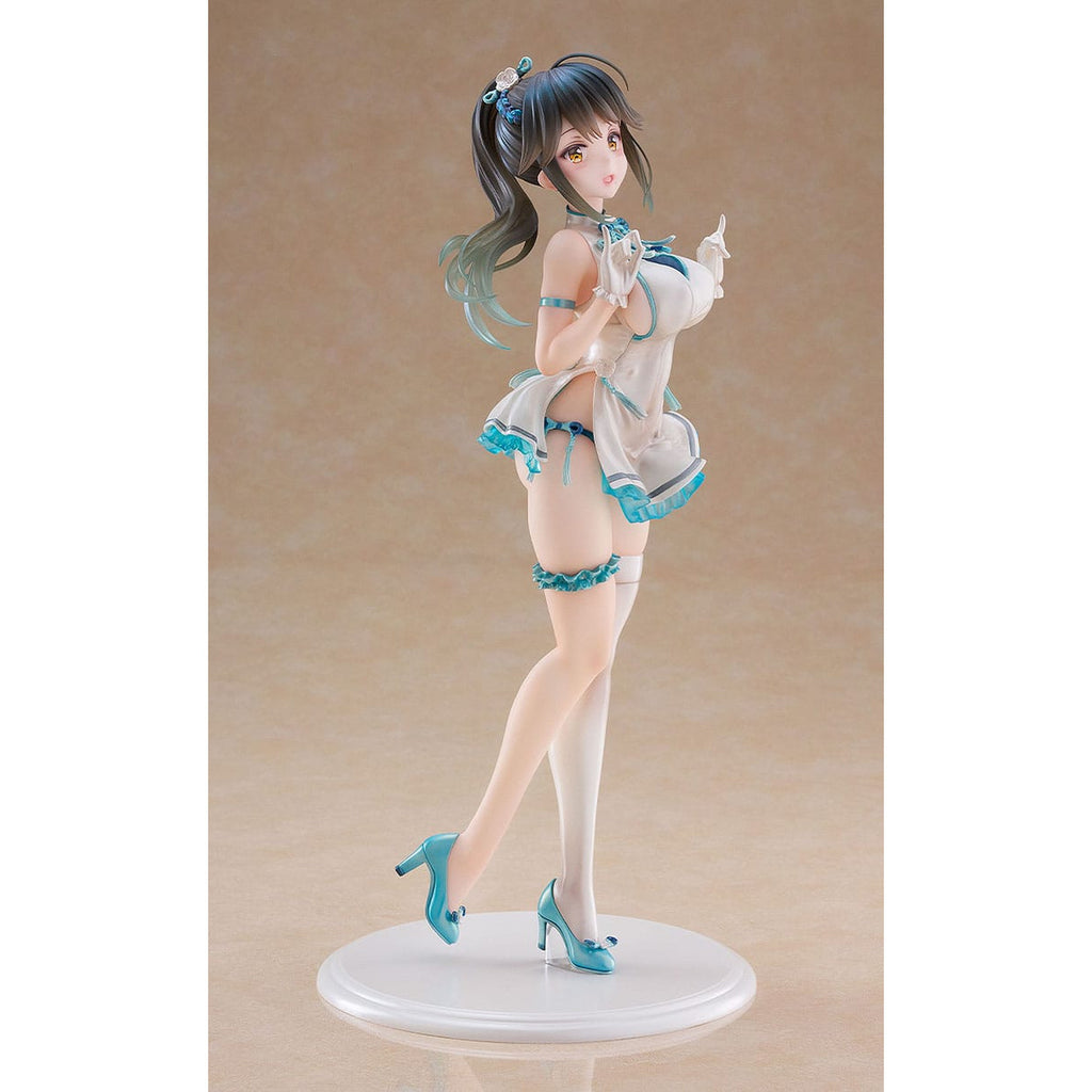 Productafbeelding Avian Romance Pink Label 5 PVC Statue 1/6 Ponytail Girl: Qipao 29 cm
