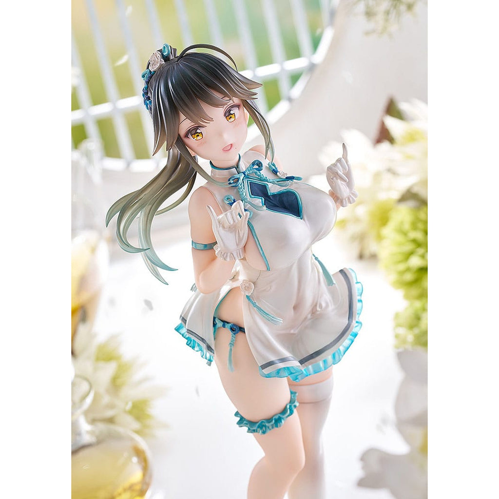 Productafbeelding Avian Romance Pink Label 5 PVC Statue 1/6 Ponytail Girl: Qipao 29 cm