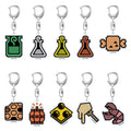 Productafbeelding Monster Hunter Wilds acryl sleutelhanger Item Icon 6 cm assortiment (10)