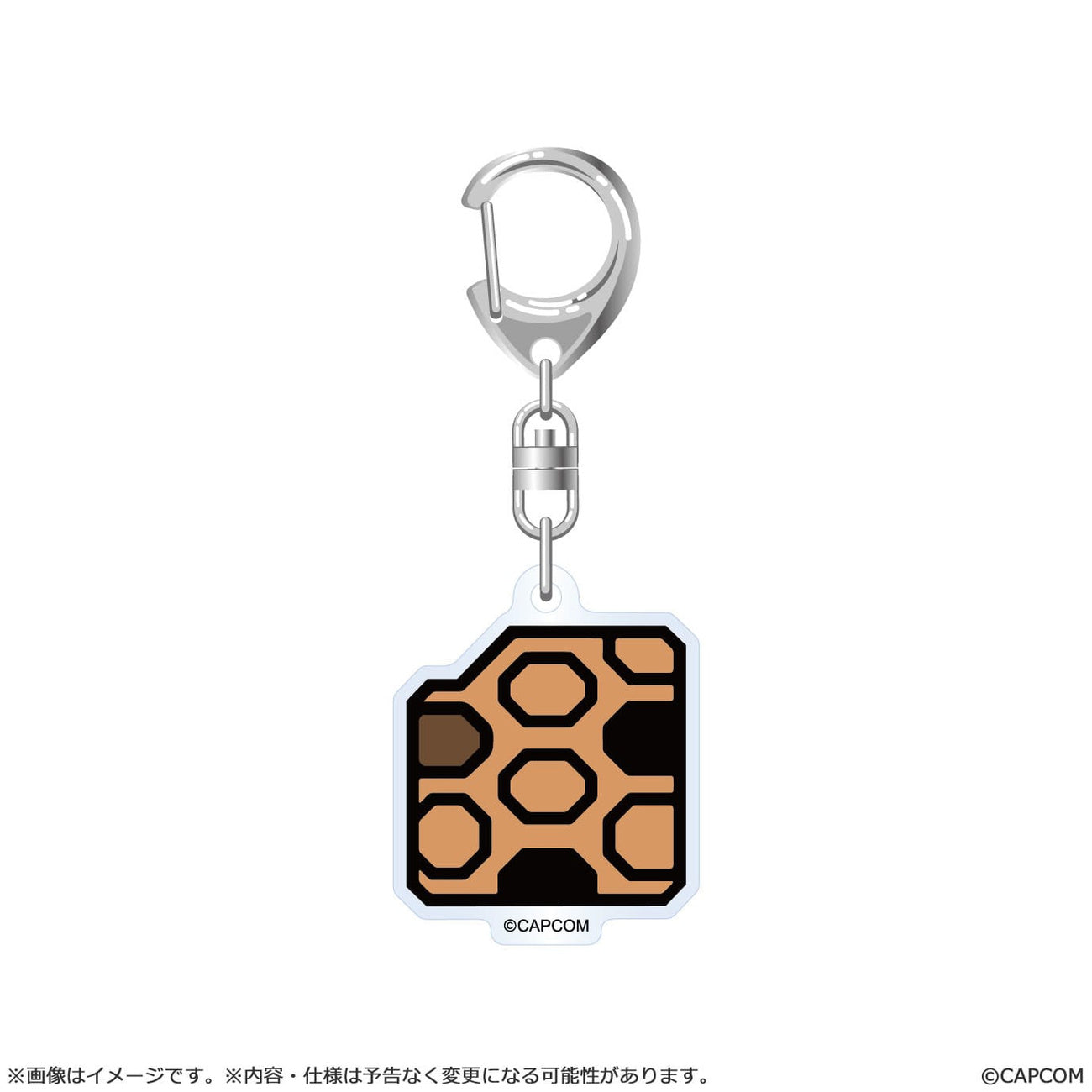Productafbeelding Monster Hunter Wilds acryl sleutelhanger Item Icon 6 cm assortiment (10)