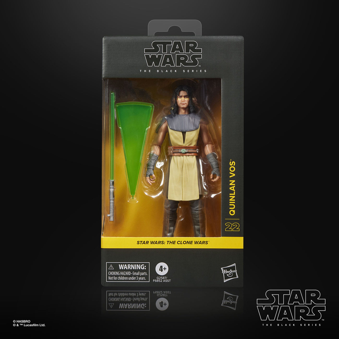 Productafbeelding Star Wars: The Clone Wars Black Series actiefiguur Quinlan Vos 15 cm