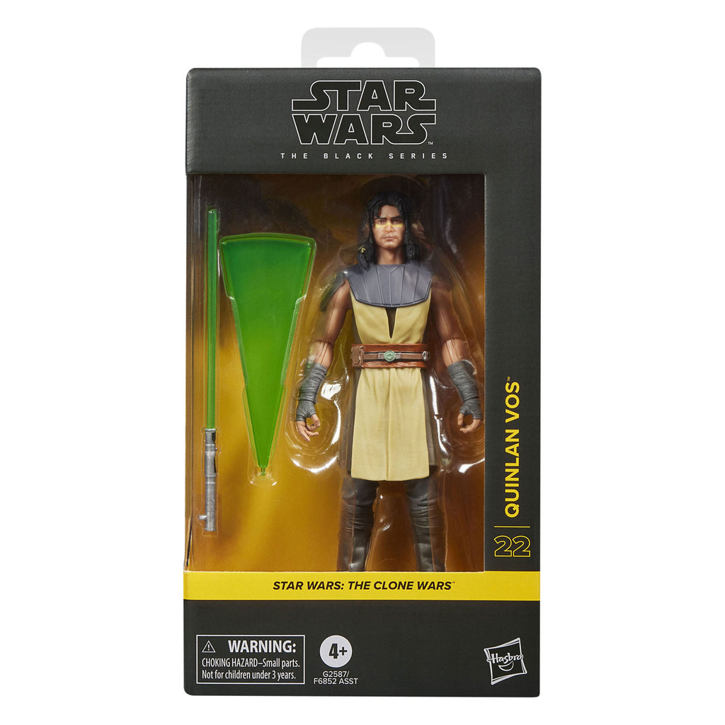 Productafbeelding Star Wars: The Clone Wars Black Series actiefiguur Quinlan Vos 15 cm