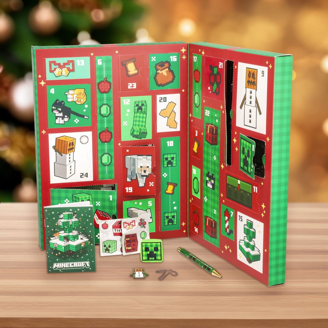 Productafbeelding Minecraft Adventskalender Kantoorartikelen 24 dagen