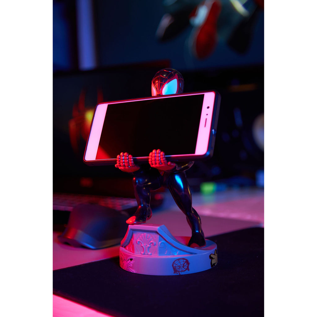 Productafbeelding Spider-Man Cable Guys Oplaadhouder Miles Morales 20 cm