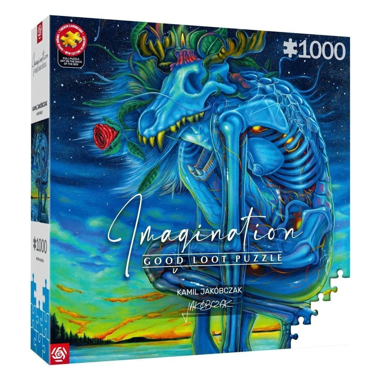 Productafbeelding Imagination Series Puzzle Kamil Jakóbczak Bialy Wilk (1000 stukjes)