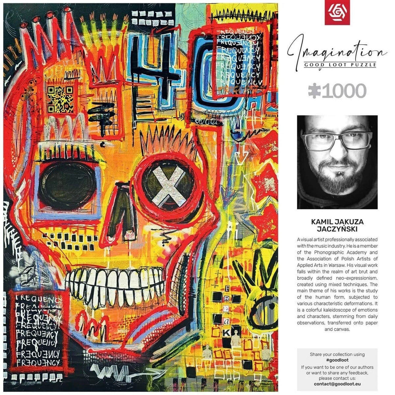 Productafbeelding Imagination Series Puzzle Kamil Jakuza Jaczynski 40 HZ (1000 stukjes)