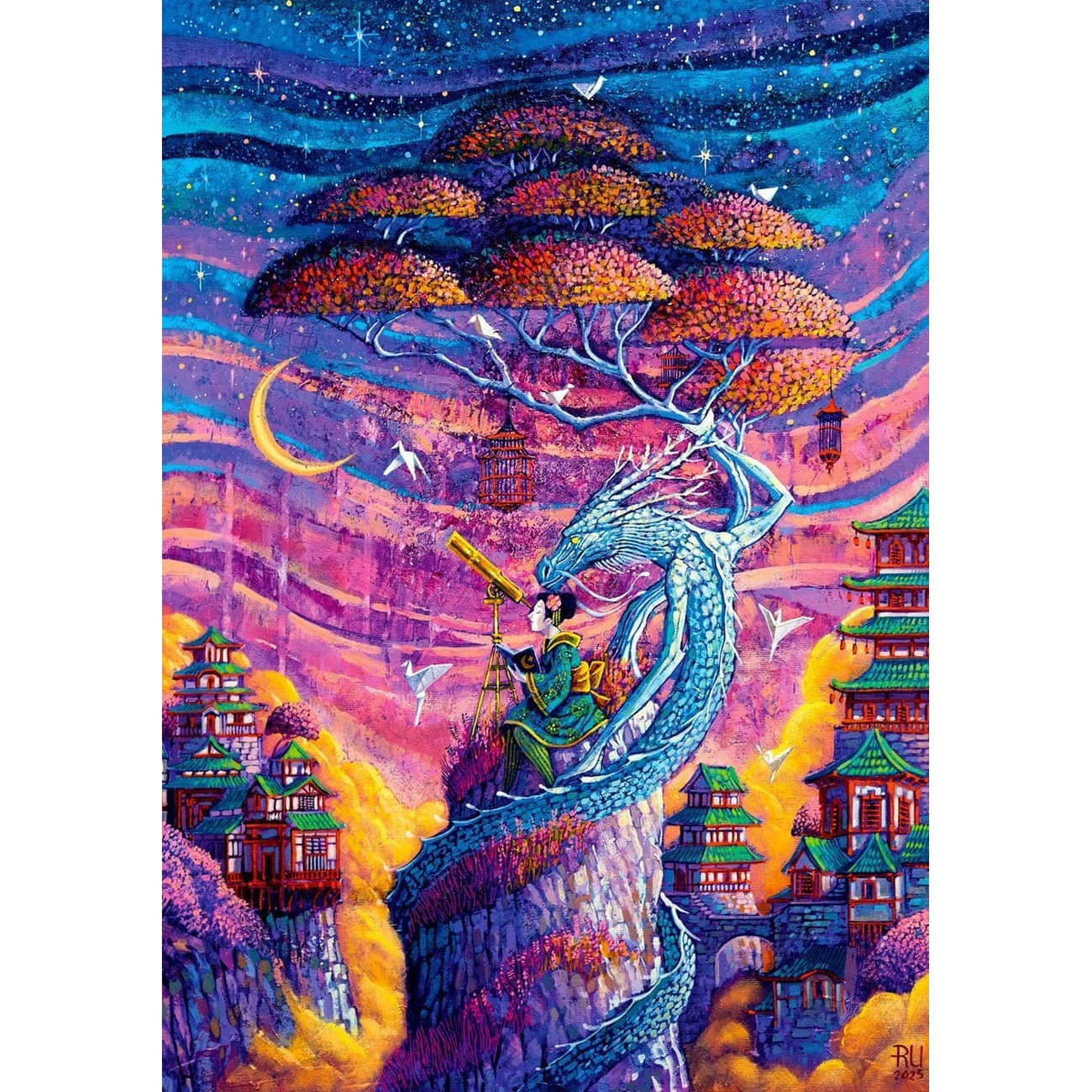 Productafbeelding Imagination Series Puzzle Roch Urbaniak Sakura i Ryu (1000 stukjes)