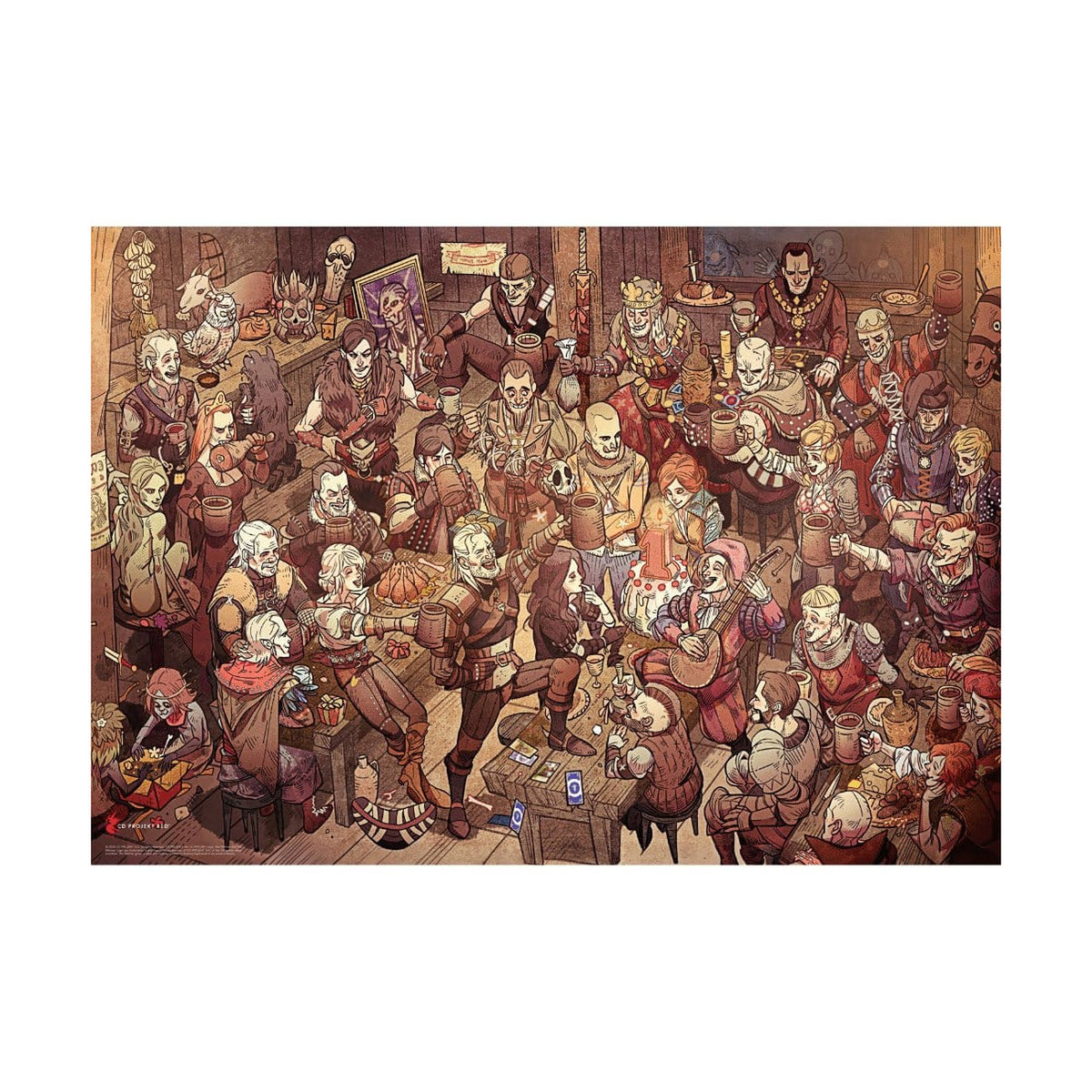 Productafbeelding The Witcher Puzzle Birthday (1000 stukjes)