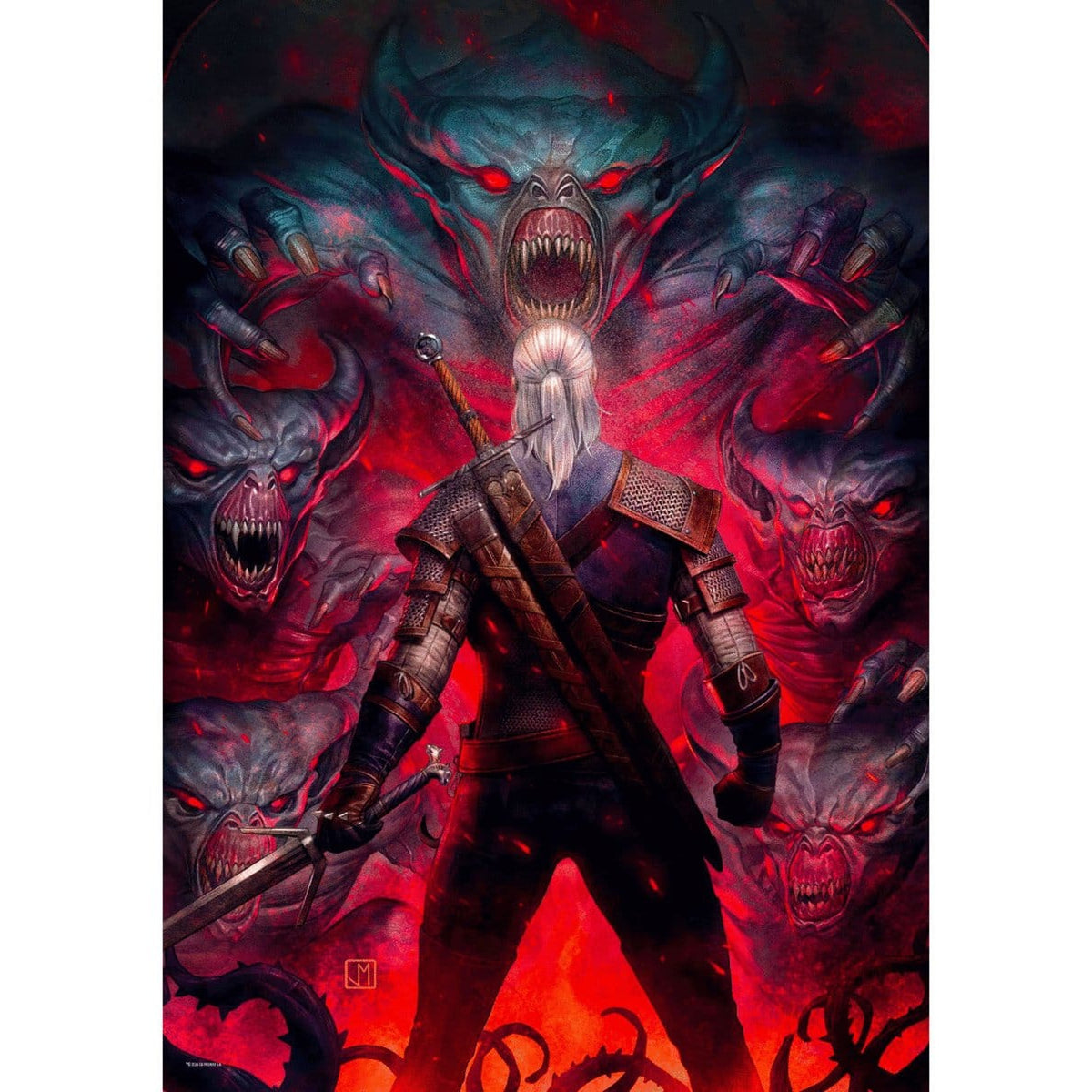 Productafbeelding The Witcher Puzzel Corvo Bianco (1000 stukjes)