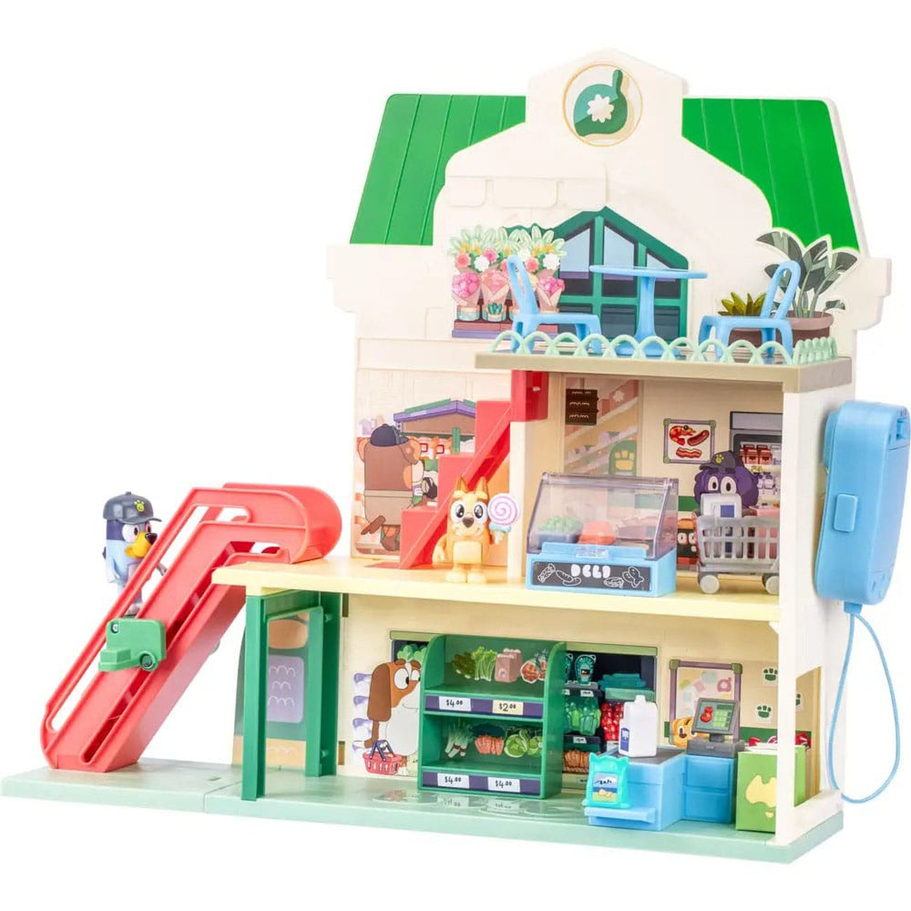 Productafbeelding Bluey Minifiguren Speelset Bluey Let's Play Chef Supermarkt