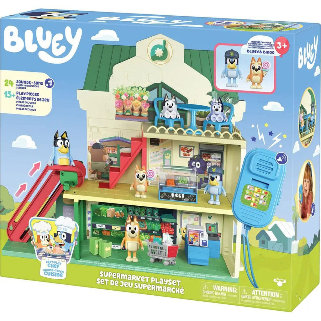 Productafbeelding Bluey Minifiguren Speelset Bluey Let's Play Chef Supermarkt