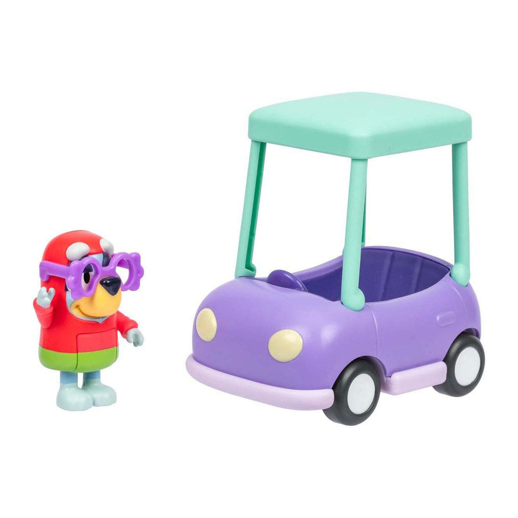 Productafbeelding Bluey minifiguur speelset Janet & Oma’s auto