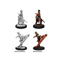 Productafbeelding D&D Nolzur's Marvelous Miniatures Onbeschilderde miniaturen Male Half-Elf Monk Omdoos (6)
