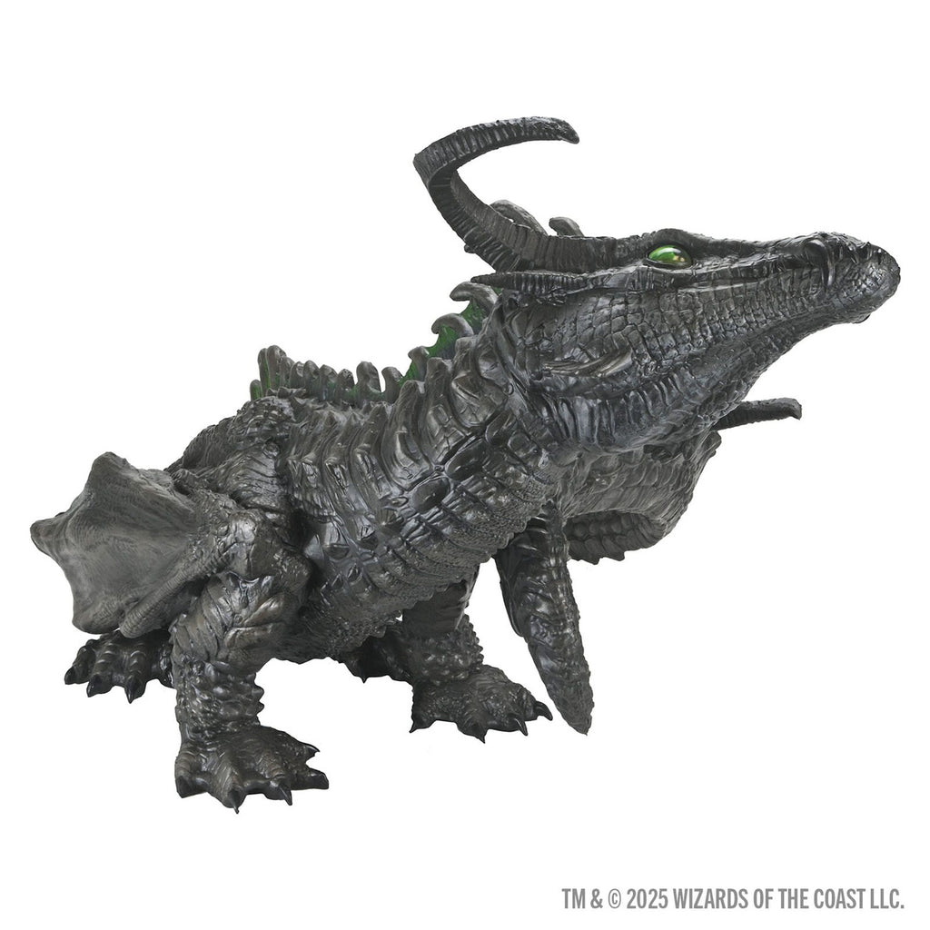 Productafbeelding D&amp;D Replicas of the Realms life-size schuimfiguur Black Dragon Wyrmling 46 cm