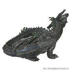 Productafbeelding D&amp;D Replicas of the Realms life-size schuimfiguur Black Dragon Wyrmling 46 cm