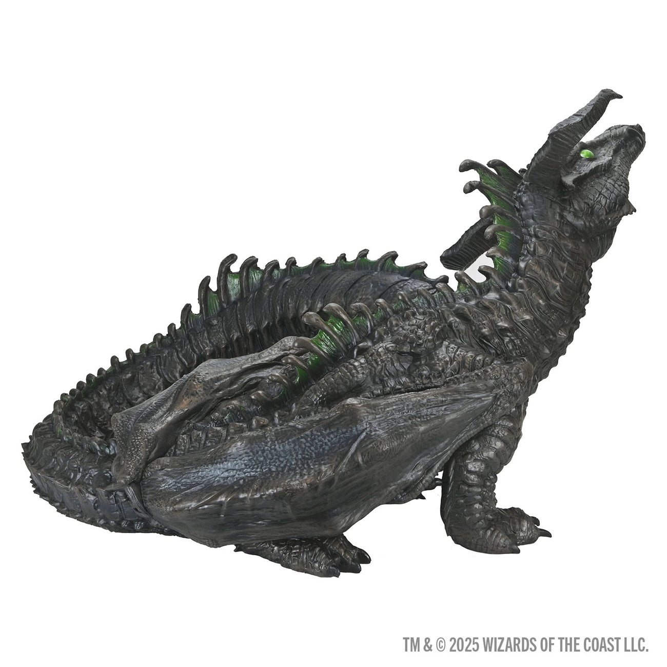 Productafbeelding D&amp;D Replicas of the Realms life-size schuimfiguur Black Dragon Wyrmling 46 cm