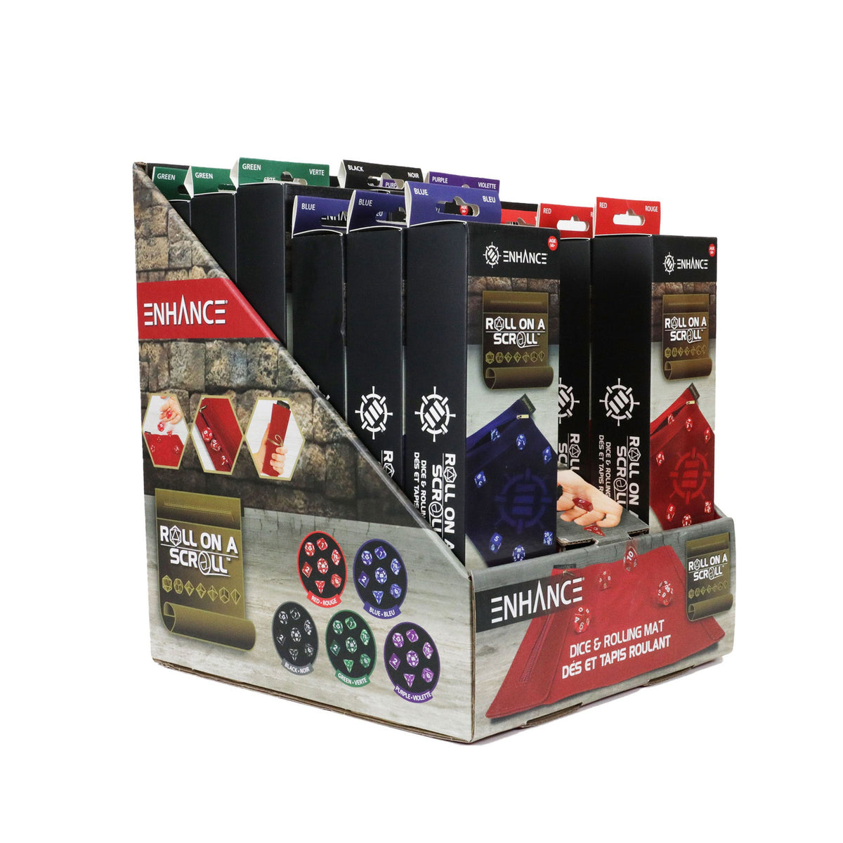 Productafbeelding Enhance Tabletop Roll on a Scroll dobbelstas met dobbelsteenset (15)