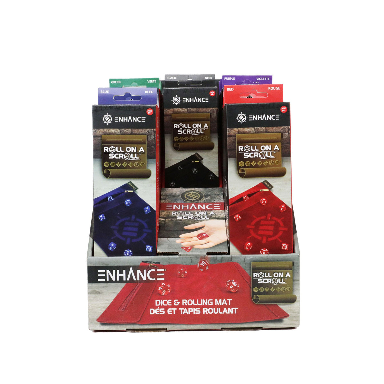 Productafbeelding Enhance Tabletop Roll on a Scroll dobbelstas met dobbelsteenset (15)