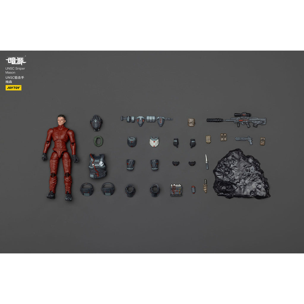 Productafbeelding UNSC Dark Source actiefiguur Sniper Mason 7 cm