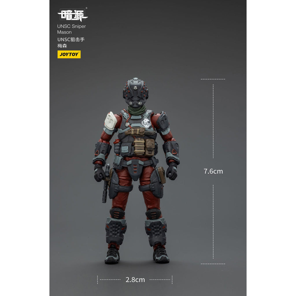 Productafbeelding UNSC Dark Source actiefiguur Sniper Mason 7 cm