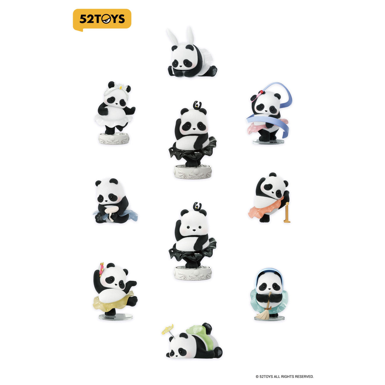 Productafbeelding Panda Roll Blind Box Figuren Assortiment Ballet Performance 7 cm (8)