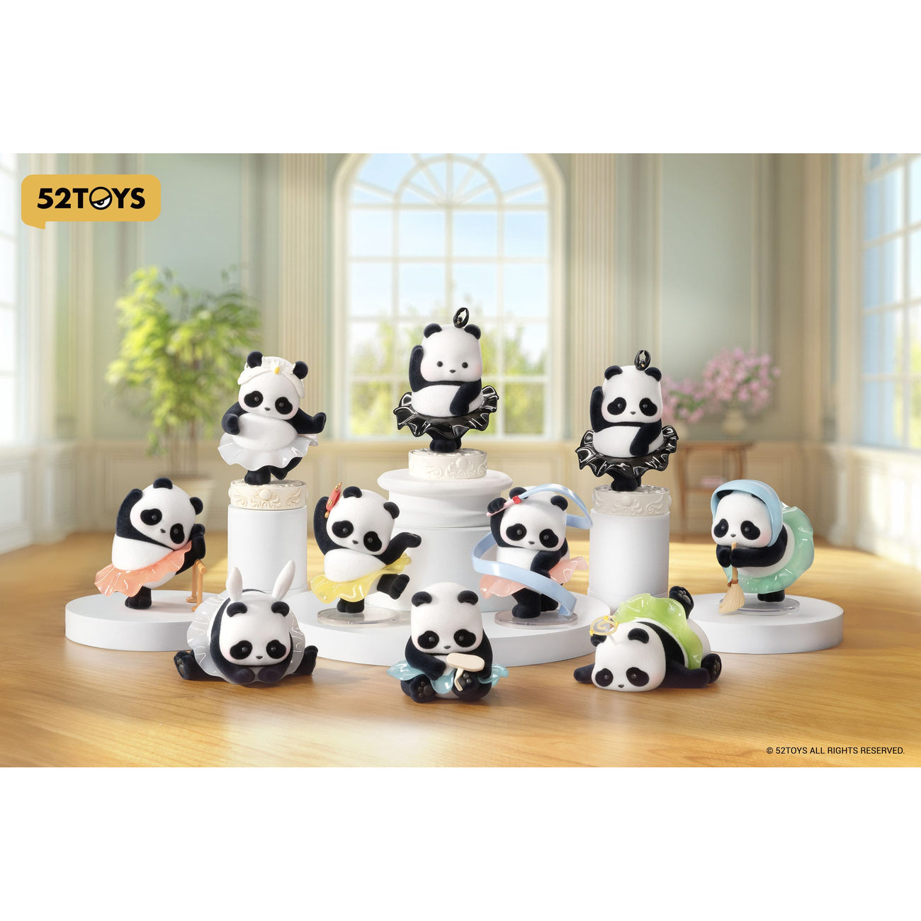 Productafbeelding Panda Roll Blind Box Figuren Assortiment Ballet Performance 7 cm (8)