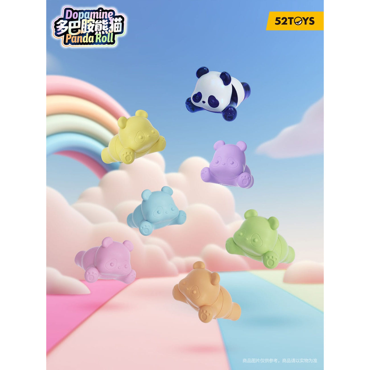 Productafbeelding Panda Roll Blind Box figuren assortiment Dopamine Pandas 3 cm (6)