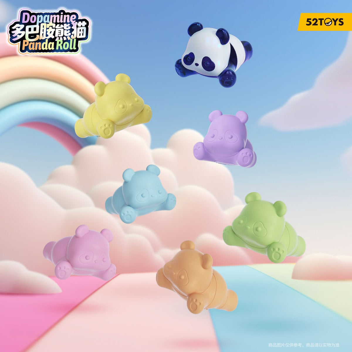 Productafbeelding Panda Roll Blind Box figuren assortiment Dopamine Pandas 3 cm (6)