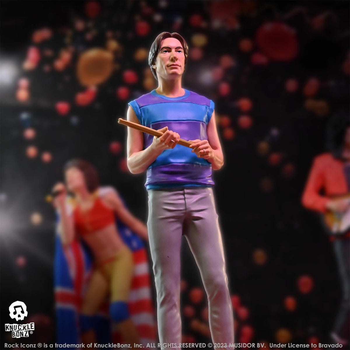 Productafbeelding The Rolling Stones Rock Iconz Beeld Charlie Watts (Tattoo You Tour 1981) 22 cm