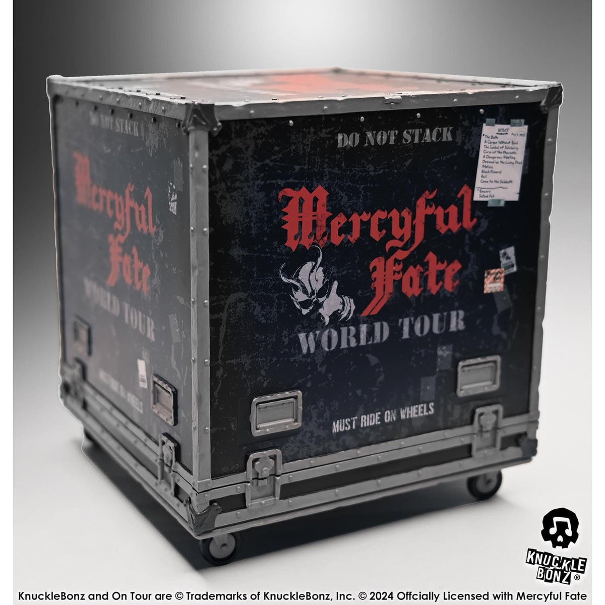 Productafbeelding Mercyful Fate Rock Ikonz On Tour Road Case Statue & Stage Mask Set World Tour