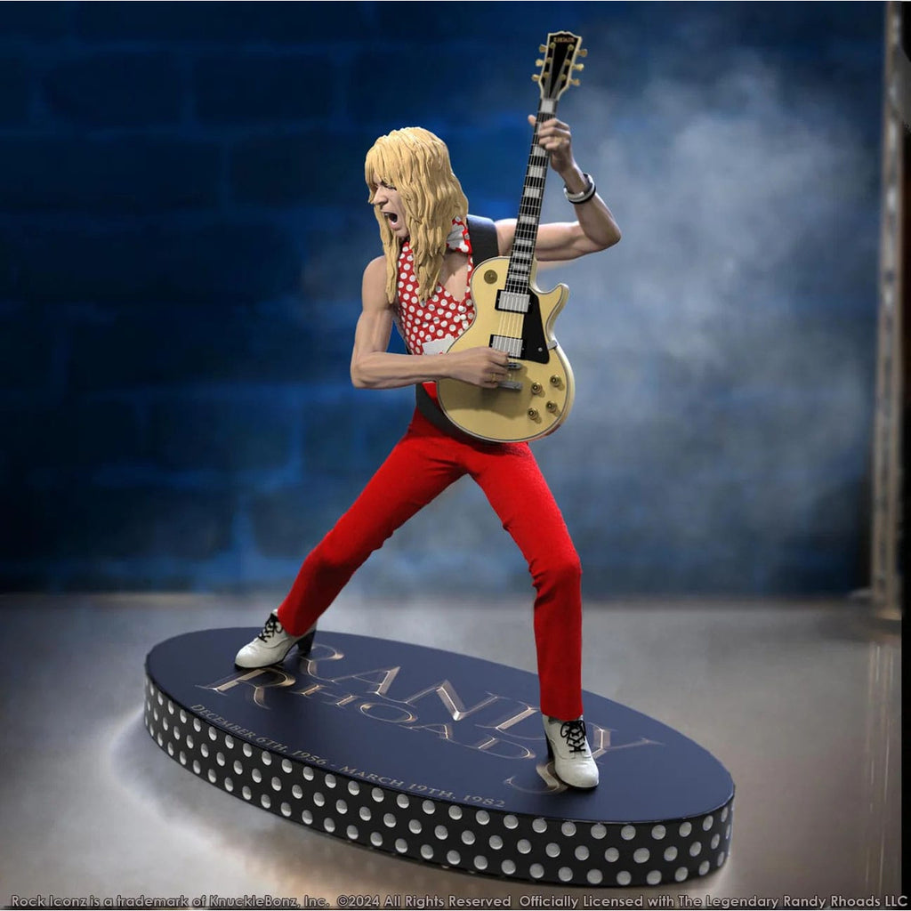 Productafbeelding Randy Rhoads IV Rock Iconz Statue The Early Years Red Version 24 cm