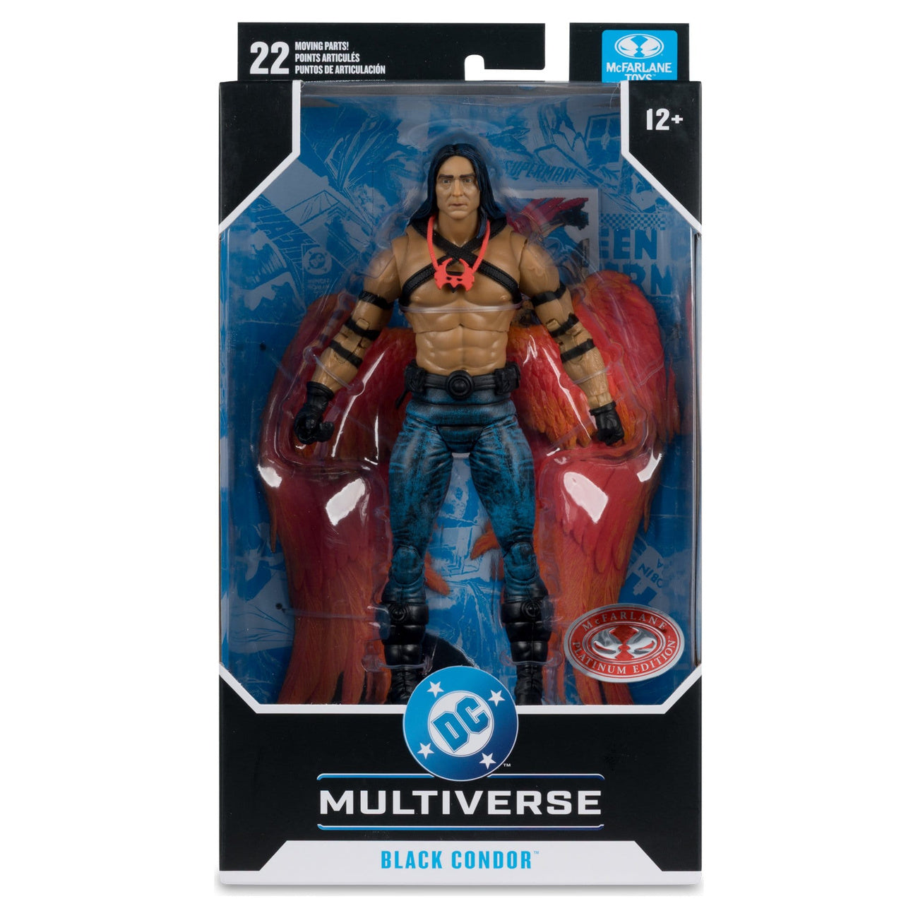 Productafbeelding DC Multiverse actiefiguur Black Condor (DC Classic) (Red Platinum Edition) 27 cm